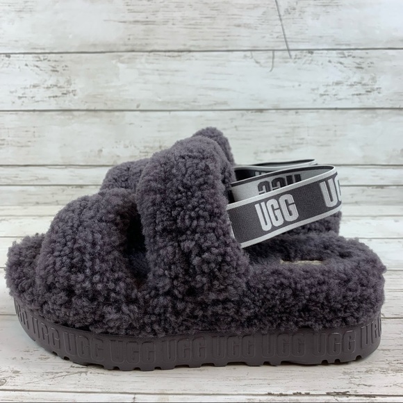 UGG Oh Flufflita Platform Sandals Slippers - Picture 6 of 14